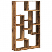 Boekenkast 72x20x120 cm bewerkt hout oud houtkleurig