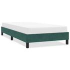 Bedframe 80x210 cm fluweel donkergroen