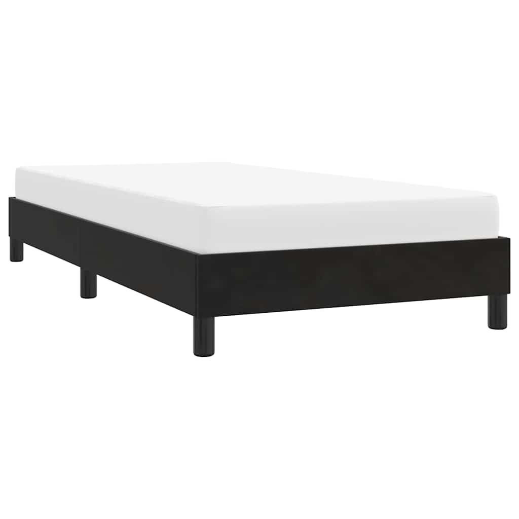 Bedframe zonder matras 90x210 cm fluweel zwart