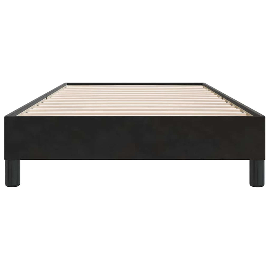 Bedframe zonder matras 90x210 cm fluweel zwart