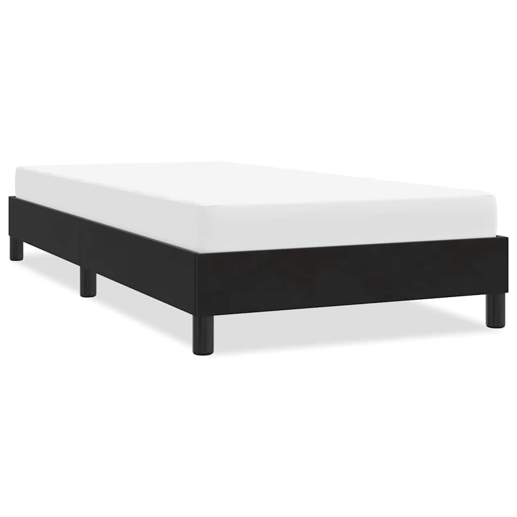 Bedframe zonder matras 90x210 cm fluweel zwart