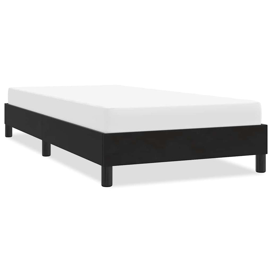 Bedframe zonder matras 90x210 cm fluweel zwart