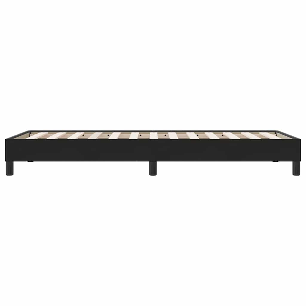 Bedframe zonder matras 100x210 cm fluweel zwart