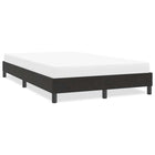 Bed frame without mattress 120x210 cm velvet black
