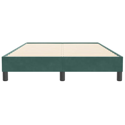 Bedframe zonder matras 120x210 cm fluweel donkergroen