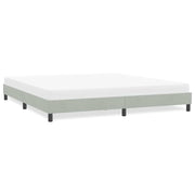 Bedframe 180x210 cm fluweel lichtgrijs
