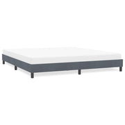 Bedframe 180x210 cm fluweel donkergrijs