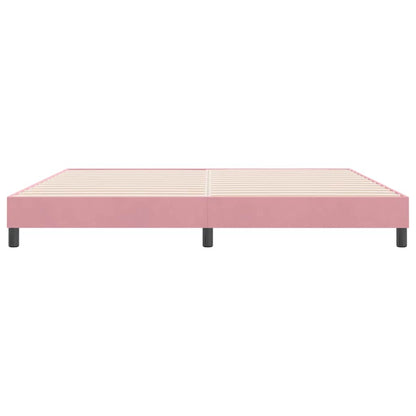 Bedframe zonder matras 180x210 cm fluweel roze