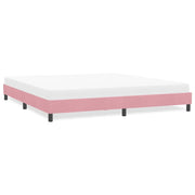 Bedframe 180x210 cm fluweel roze