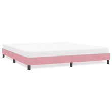 Bedframe zonder matras 180x210 cm fluweel roze