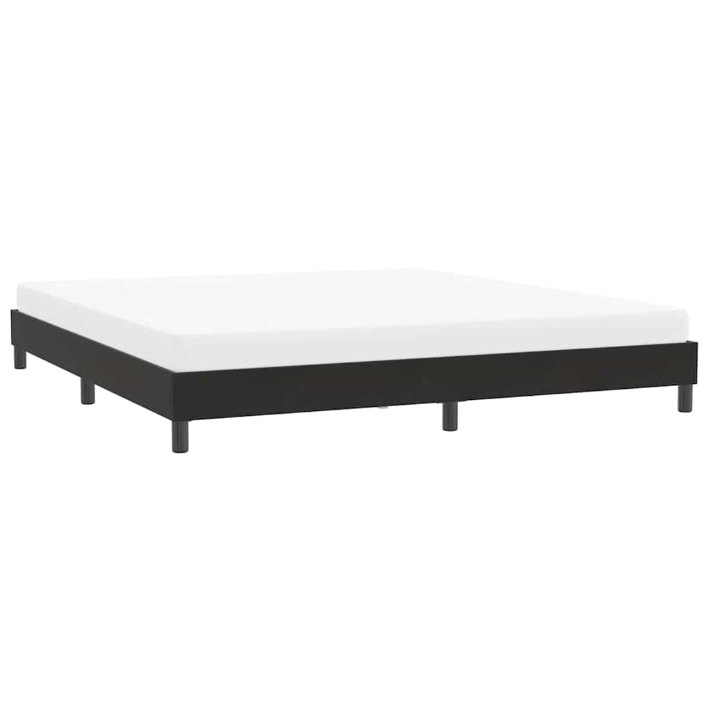 Bedframe zonder matras 200x210 cm fluweel zwart