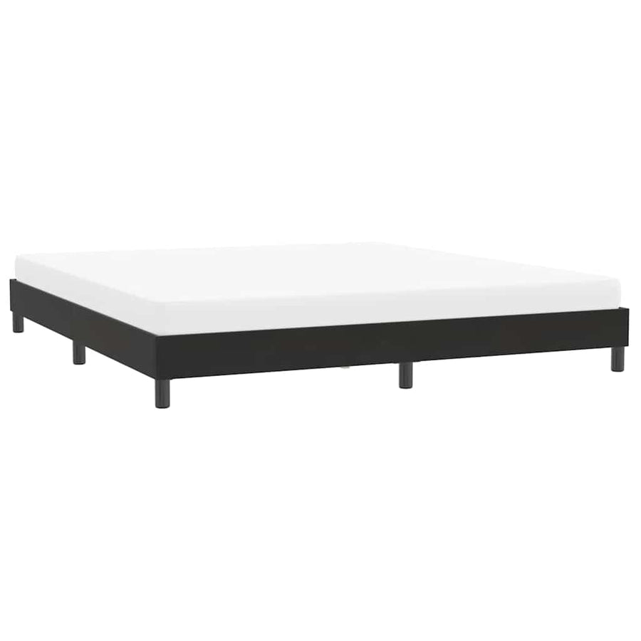 Bedframe zonder matras 200x210 cm fluweel zwart