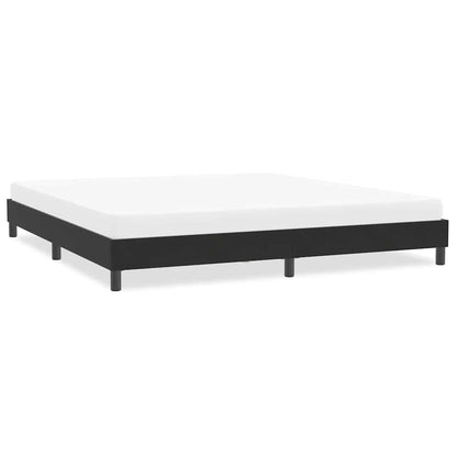 Bedframe zonder matras 200x210 cm fluweel zwart