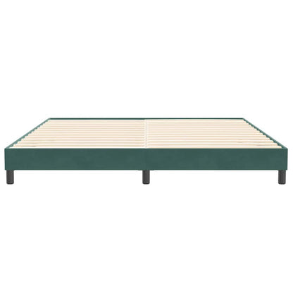 Bedframe zonder matras 200x210 cm fluweel donkergroen