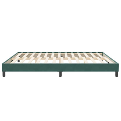 Bedframe zonder matras 200x210 cm fluweel donkergroen