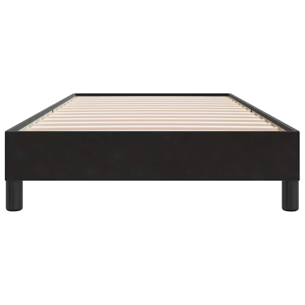 Bedframe zonder matras 80x220 cm fluweel zwart