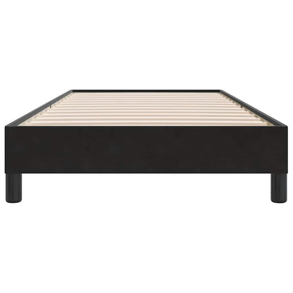 Bedframe zonder matras 80x220 cm fluweel zwart