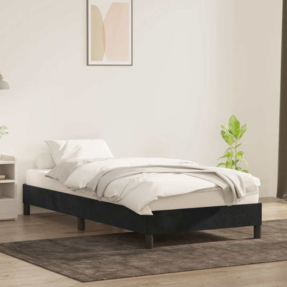 Bedframe zonder matras 90x220 cm fluweel zwart