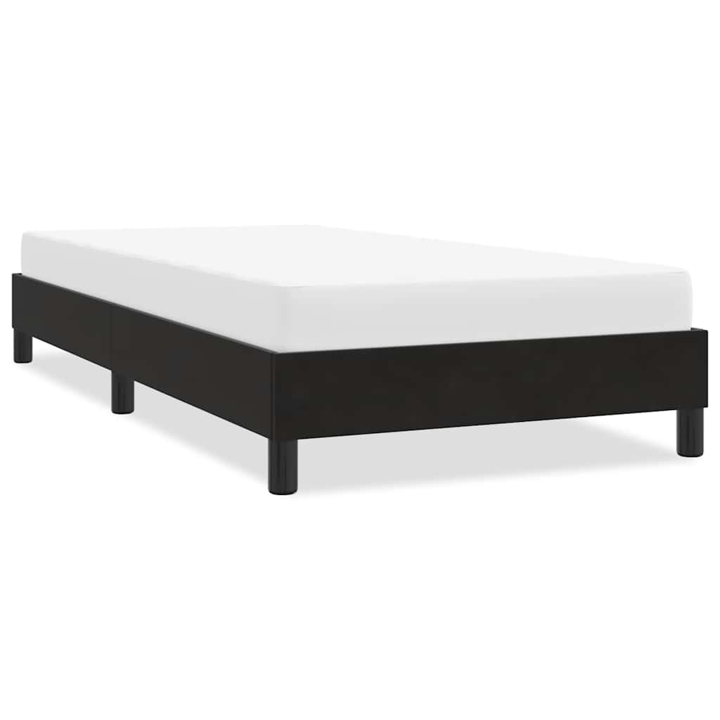 Bedframe zonder matras 90x220 cm fluweel zwart