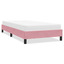 Bedframe zonder matras 90x220 cm fluweel roze