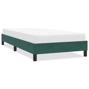 Bedframe 100x220 cm fluweel donkergroen
