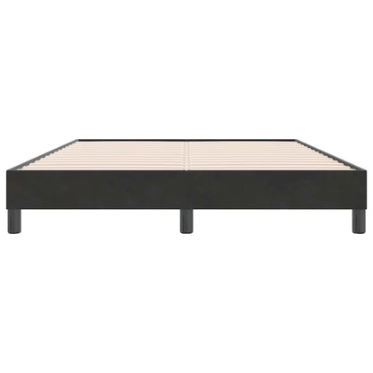 Bedframe zonder matras 160x220 cm fluweel zwart