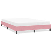 Bedframe 160x220 cm fluweel roze