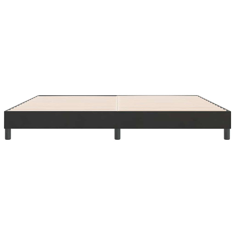Bedframe zonder matras 180x220 cm fluweel zwart