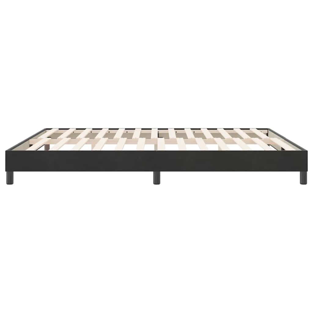 Bedframe zonder matras 180x220 cm fluweel zwart