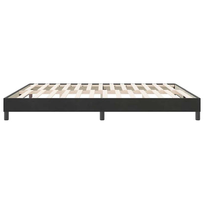 Bedframe zonder matras 180x220 cm fluweel zwart