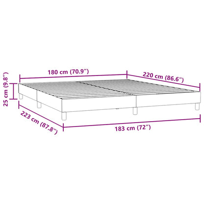 Bedframe zonder matras 180x220 cm fluweel donkergroen