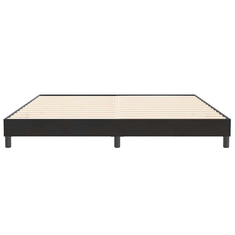 Bedframe zonder matras 200x220 cm fluweel zwart