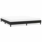 Bedframe 200x220 cm fluweel zwart