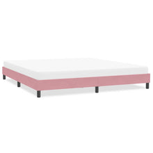 Bedframe zonder matras 200x220 cm fluweel roze