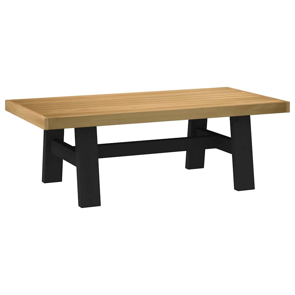 Salontafel NOAIN A-vormige poten 120x60x40 cm massief hout