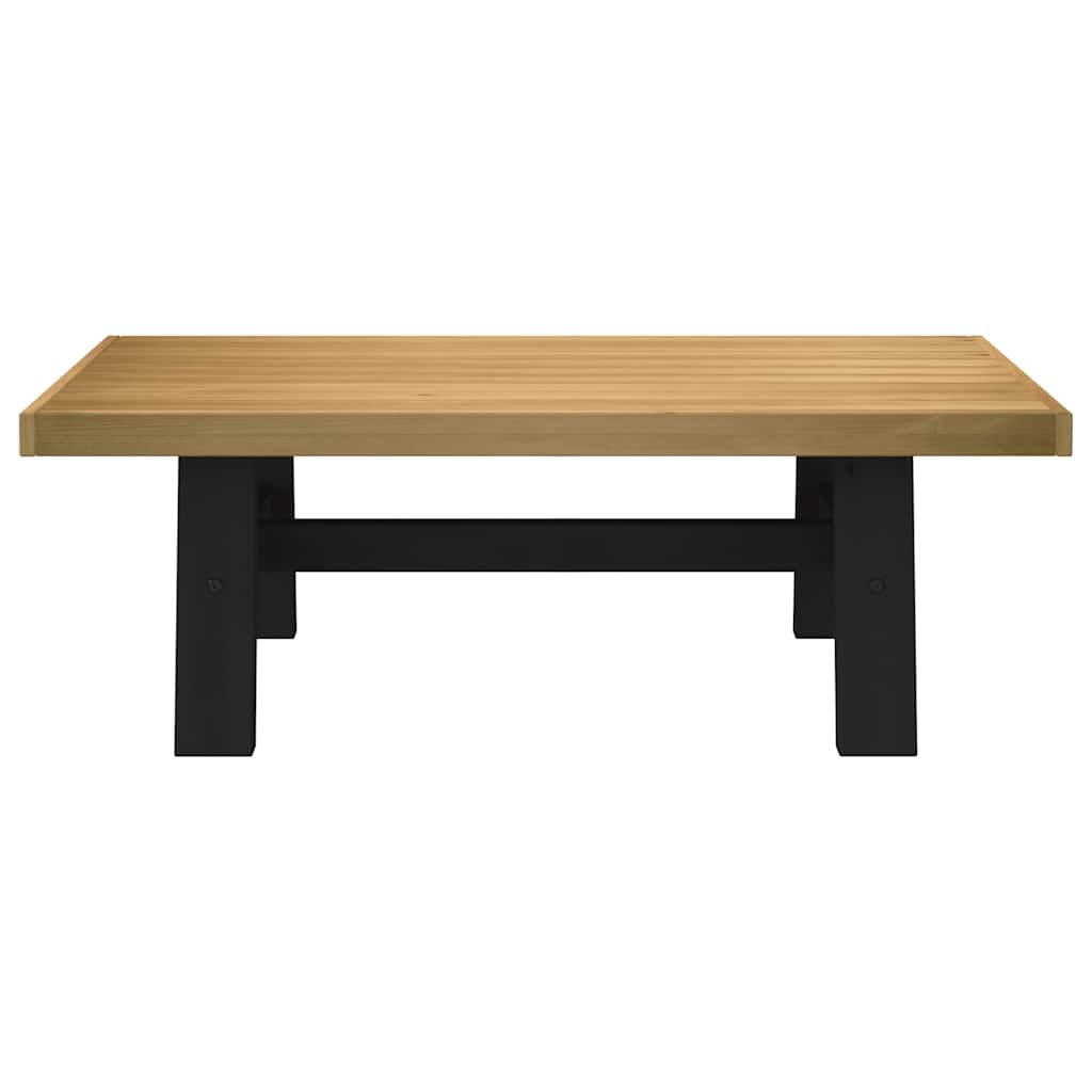 Salontafel NOAIN A-vormige poten 120x60x40 cm massief hout
