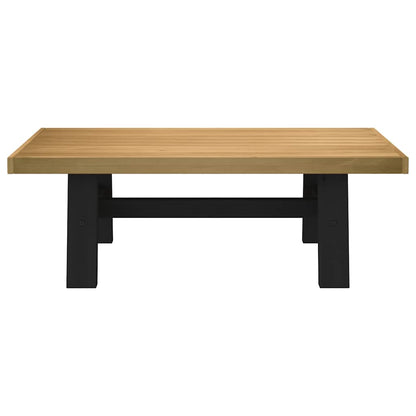 Salontafel NOAIN A-vormige poten 120x60x40 cm massief hout