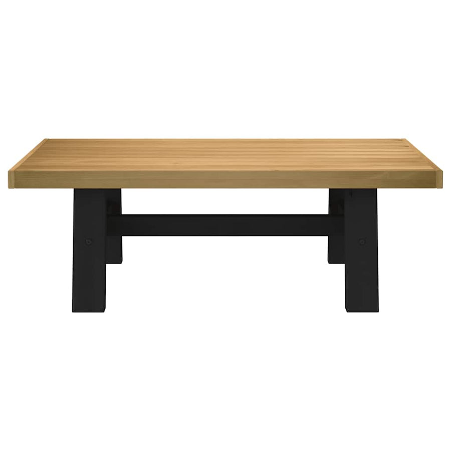Salontafel NOAIN A-vormige poten 120x60x40 cm massief hout