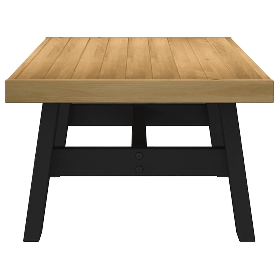 Salontafel NOAIN A-vormige poten 120x60x40 cm massief hout