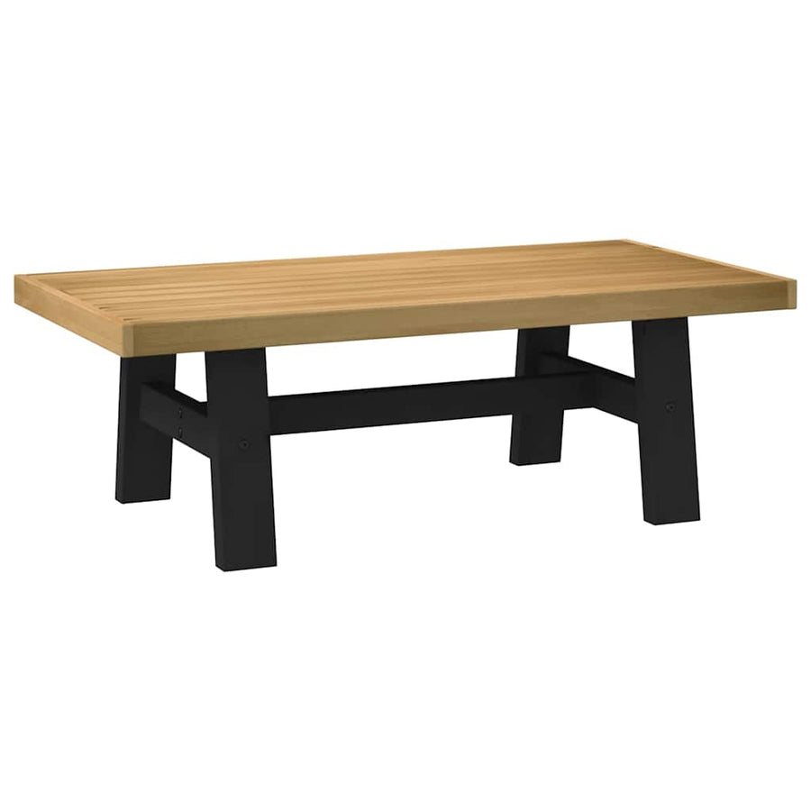 Salontafel NOAIN A-vormige poten 120x60x40 cm massief hout