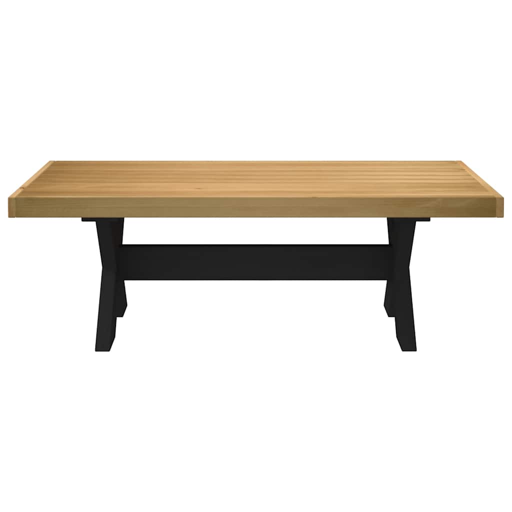 Salontafel NOAIN X-vormige poten 120x60x40 cm massief hout