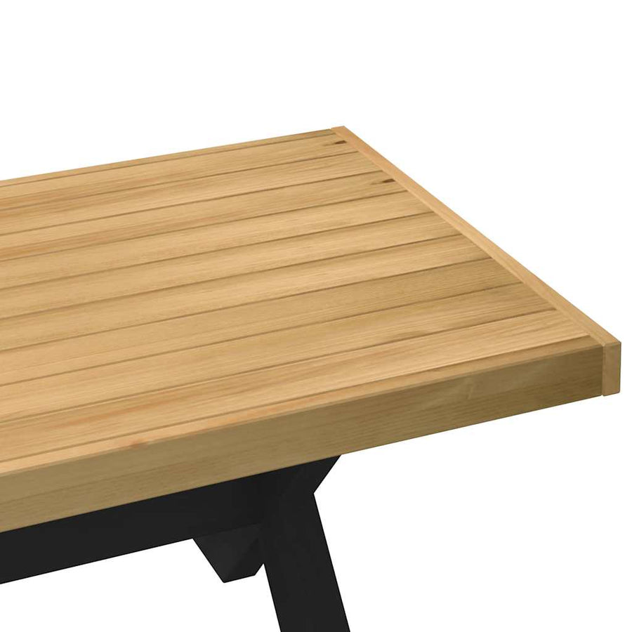 Salontafel NOAIN X-vormige poten 120x60x40 cm massief hout
