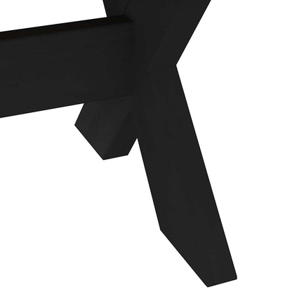 Salontafel NOAIN X-vormige poten 120x60x40 cm massief hout