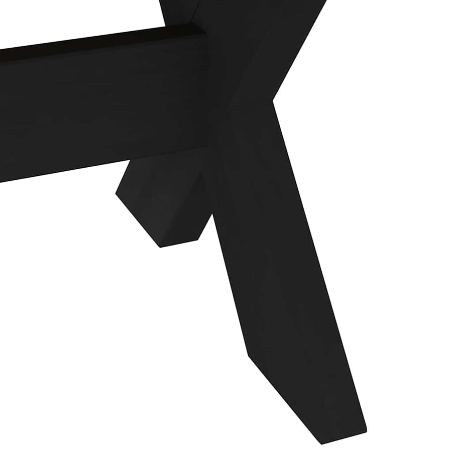 Salontafel NOAIN X-vormige poten 120x60x40 cm massief hout