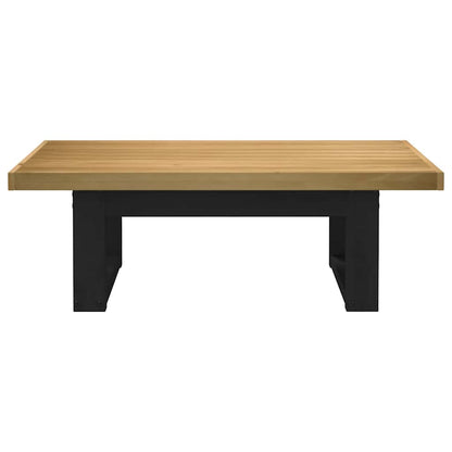 Salontafel NOAIN U-vormige poten 120x60x40 cm massief hout