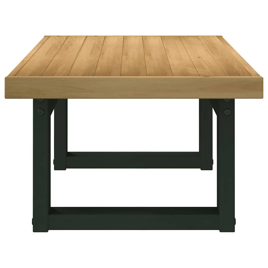 Salontafel NOAIN U-vormige poten 120x60x40 cm massief hout