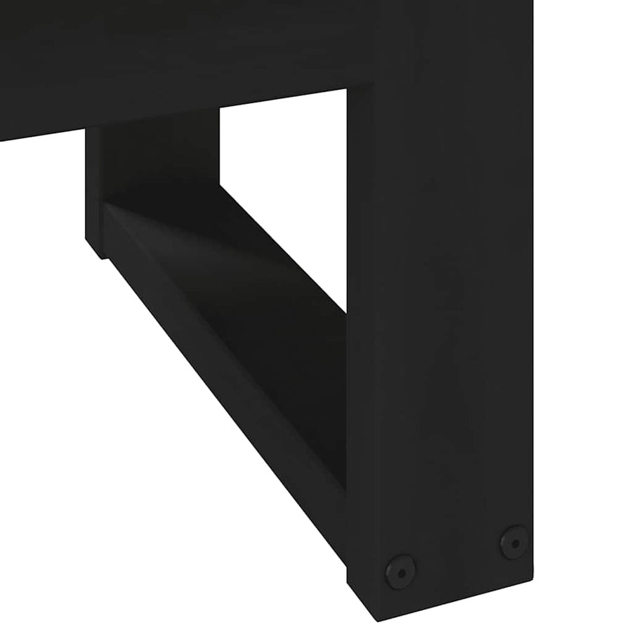 Salontafel NOAIN U-vormige poten 120x60x40 cm massief hout