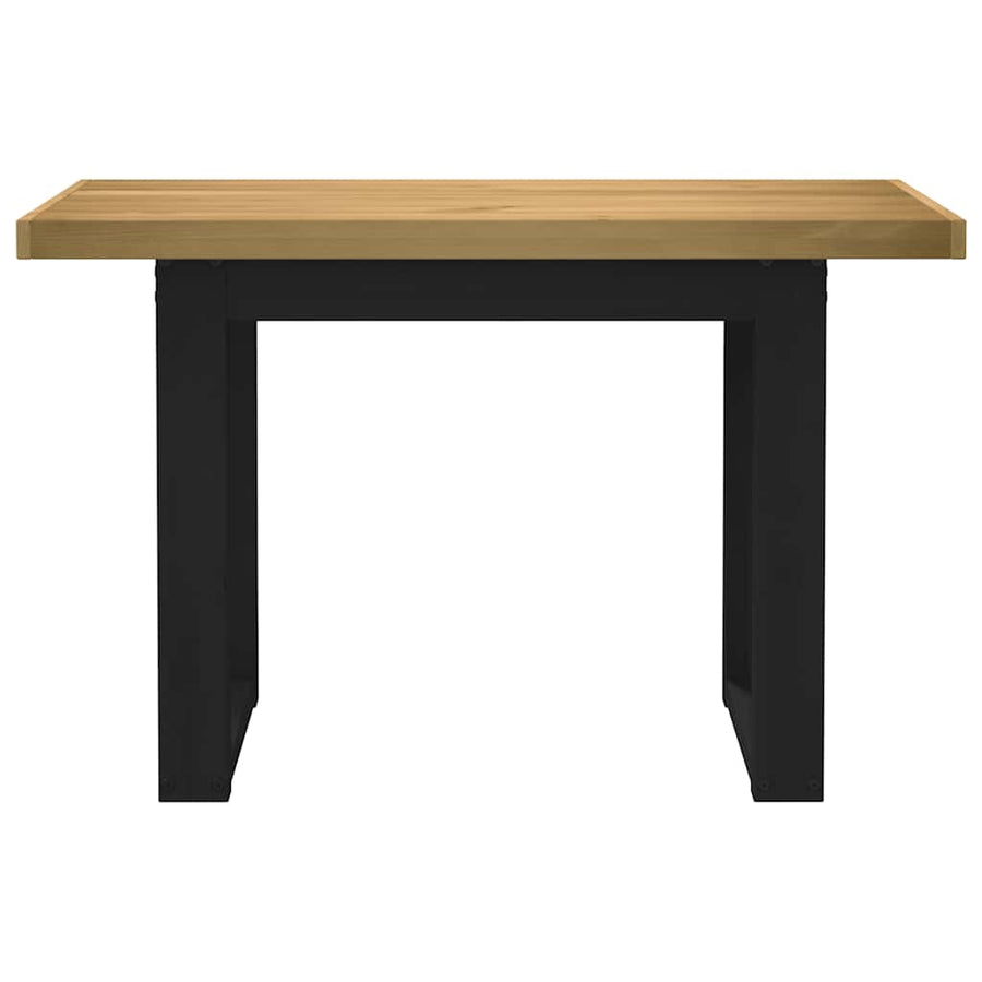 Bureau NOAIN U-vormige poten 120x50x75 cm massief hout