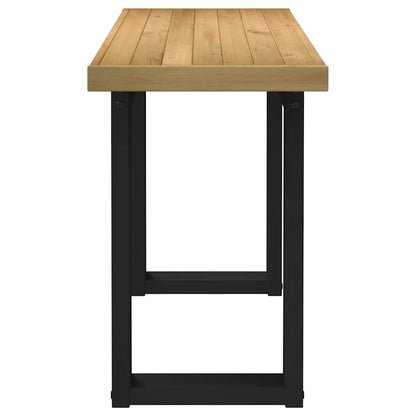Bureau NOAIN U-vormige poten 120x50x75 cm massief hout