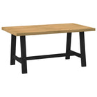 Dining table NOAIN A-shaped legs 160x90x75 cm solid wood